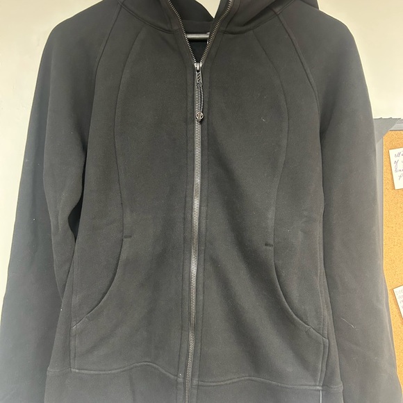 Lululemon Black Scuba Full Zip Hoodie - Picture 2 of 4